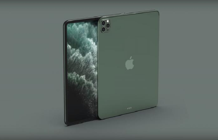 Sung sot anh render he lo dien mao cua iPad Pro 2020-Hinh-2