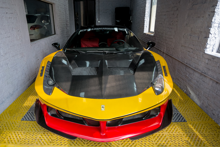 Ferrari 458 Italia do Liberty Walk Silhouette GT doc nhat VN