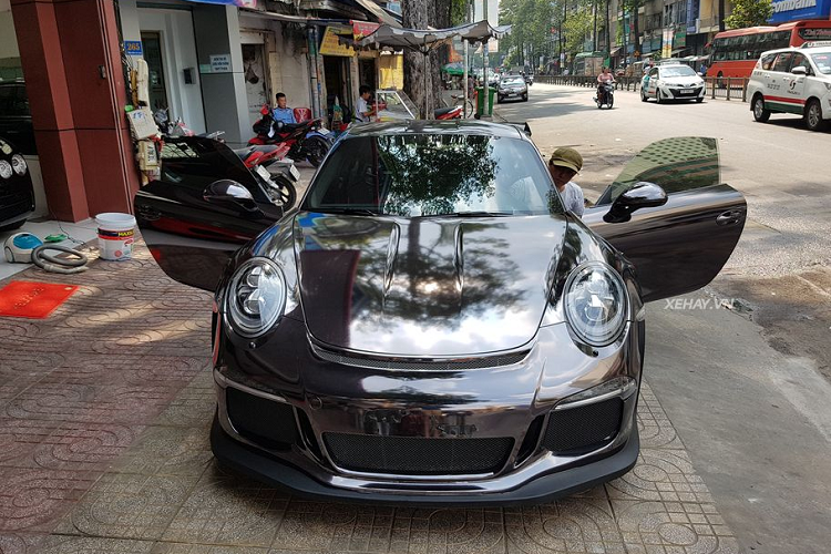 Sieu xe Porsche 911 GT3 RS hon 10 ty tren pho Sai Gon-Hinh-4