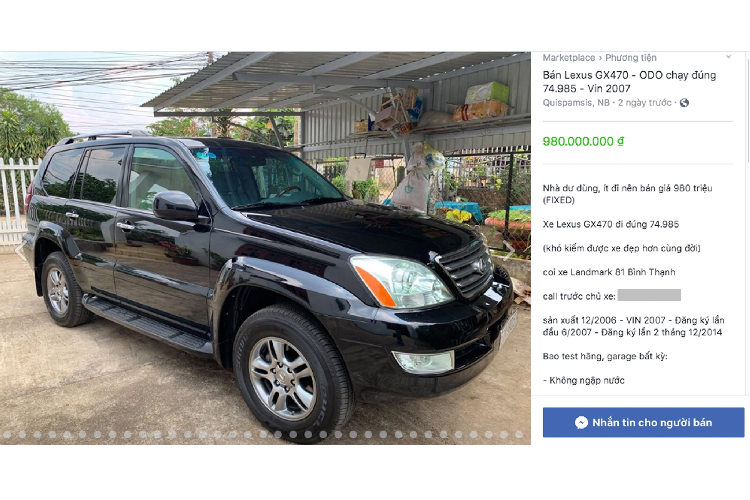 Lexus GX470 dung 13 nam rao ban 980 trieu o Sai Gon-Hinh-2