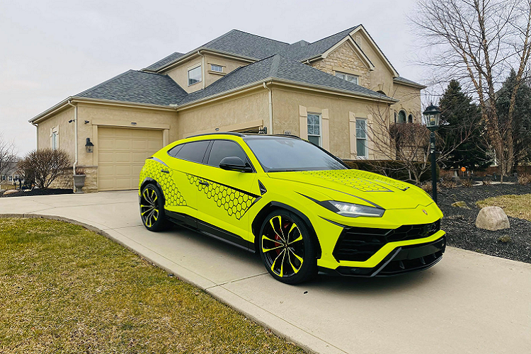 Sieu SUV Lamborghini Urus mau doc cua dan choi Viet tai My-Hinh-9