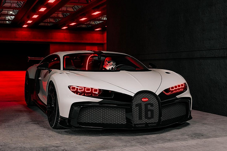 Sieu xe Bugatti Chiron Pur Sport hon 3,5 trieu USD do Star War
