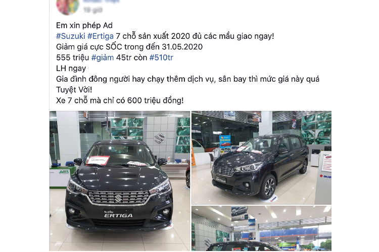 Suzuki Ertiga giam gan 50 trieu tai Viet Nam, 