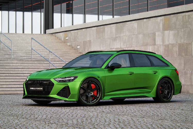 Audi RS6 Avant do cong suat manh ngang sieu xe Bugatti Veyron