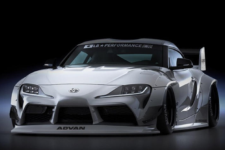 Can canh Toyota GR Supra 2021 dau tien do Liberty Walk