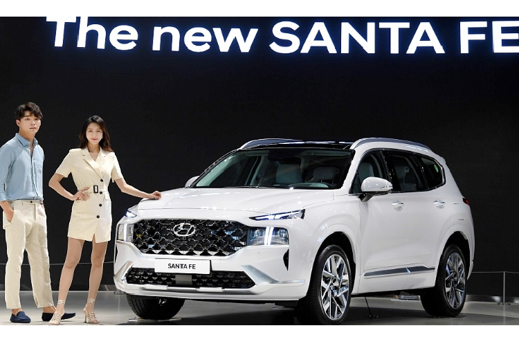 Hyundai SantaFe 2021 moi chi tu 622 trieu dong tai Han Quoc