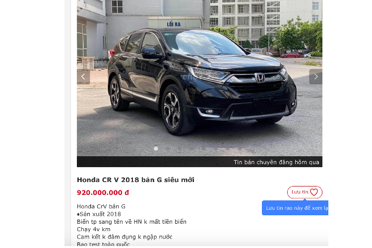 Honda CR-V co phai dong xe CUV giu gia nhat Viet Nam?-Hinh-4