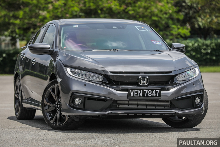 Civic 2020 trang bi Honda Sensing tu 599 trieu dong tai Malaysia