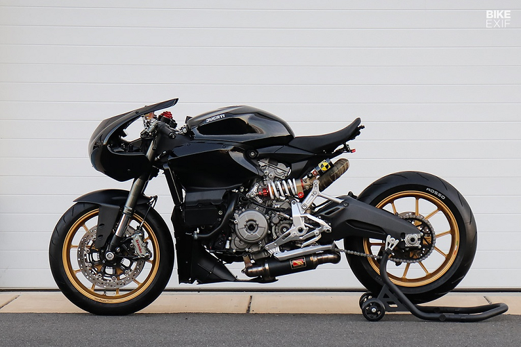 Ngam Ducati 959 Panigale do phong cach cafe racer 