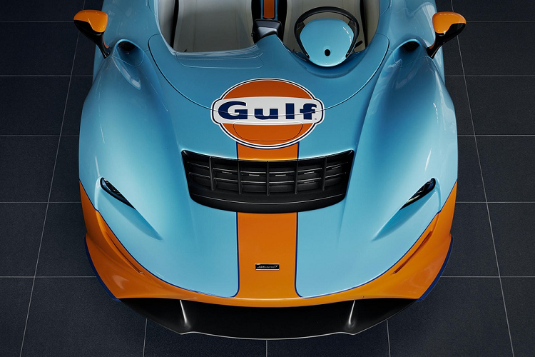 Sieu xe khong mui McLaren Elva Gulf Theme sap ra mat-Hinh-8