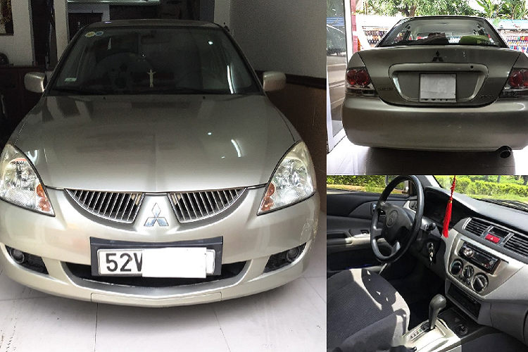 Xe Mitsubishi Lancer chay 17 nam, ban 180 trieu o Sai Gon