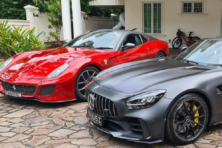 Ngam sieu xe Ferrari va Mercedes dat do cua dai gia Singapore-Hinh-2