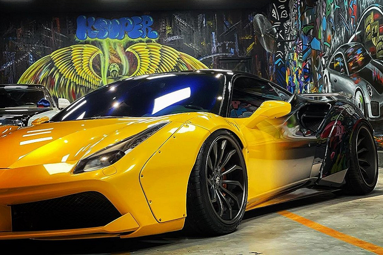 Ferrari 488 GTB Liberty Walk doc nhat Viet Nam bat “trend