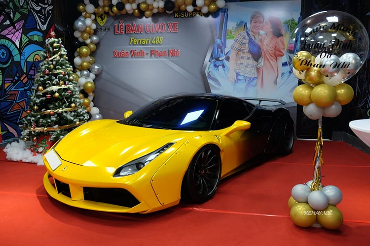 Dai gia my pham Sai Gon tau sieu xe Ferrari 488 GTB Liberty Walk-Hinh-2