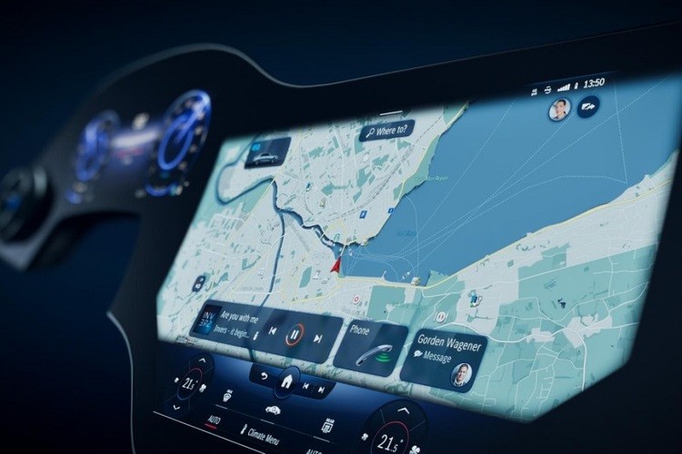 Mercedes he lo man hinh giai tri MBUX “Hyperscreen” sieu to khong lo-Hinh-6