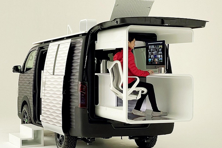 Nissan “Office Pod” - van phong di dong sieu tien loi ra mat-Hinh-5