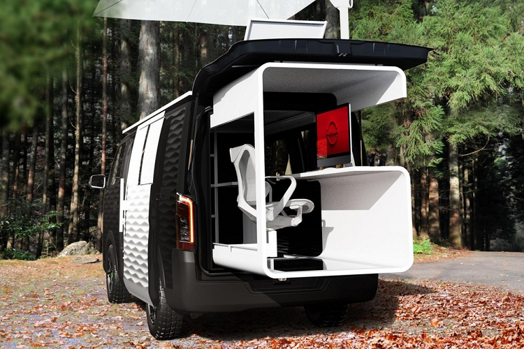 Nissan “Office Pod” - van phong di dong sieu tien loi ra mat-Hinh-7