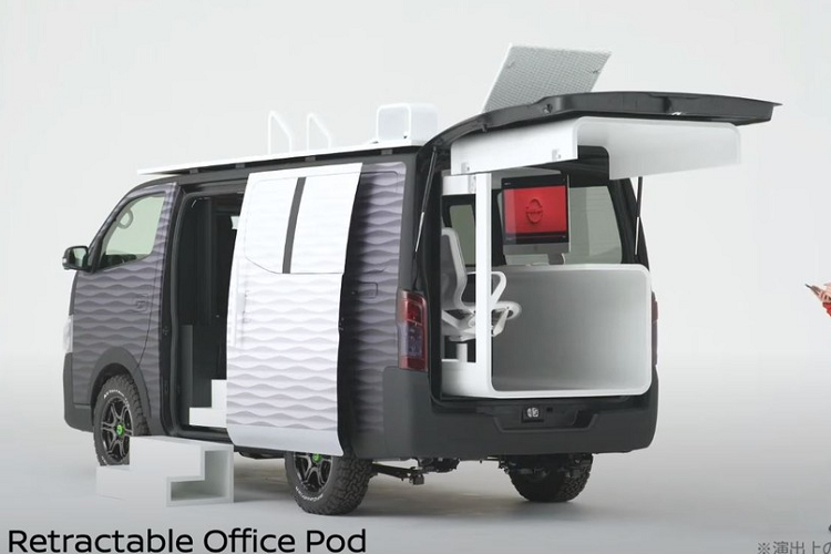 Nissan “Office Pod” - van phong di dong sieu tien loi ra mat