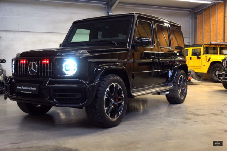 Chi tiet SUV an toan nhat the gioi - Mercedes-AMG G63 boc thep