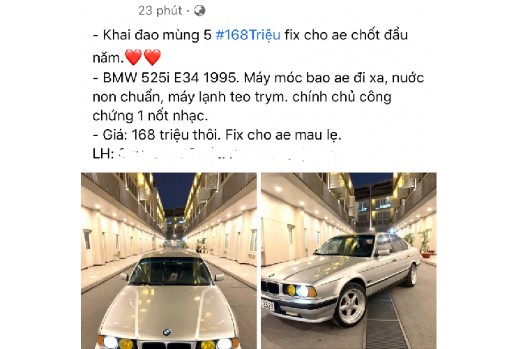Can canh xe sang BMW 525i chi hon 150 trieu tai Sai Gon-Hinh-2