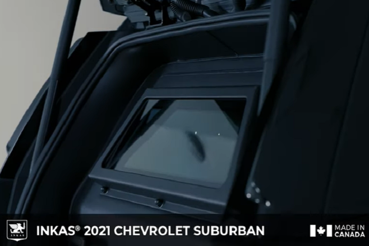 Chevrolet Suburban 2021 chong dan AK-47, luu dan DM51 nho Inkas-Hinh-2