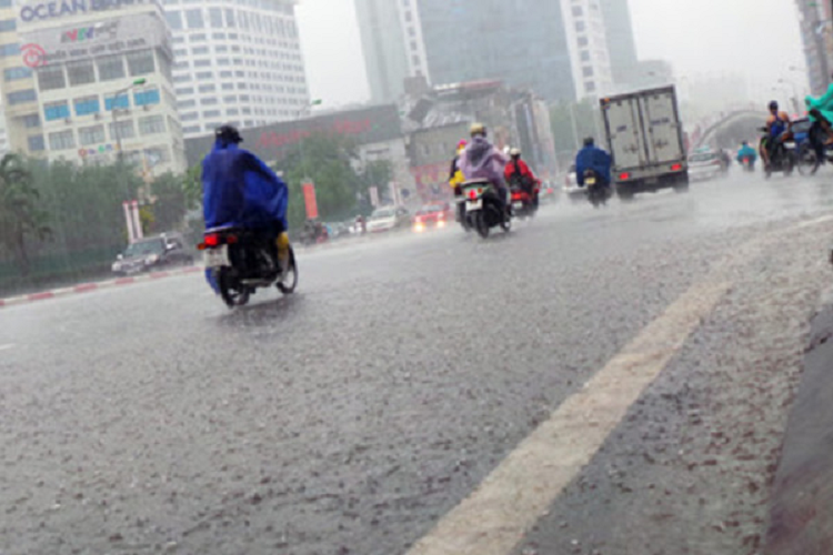 Du bao thoi tiet 6/5: Mien Bac mua rao vai noi, nhiet do tang nhanh