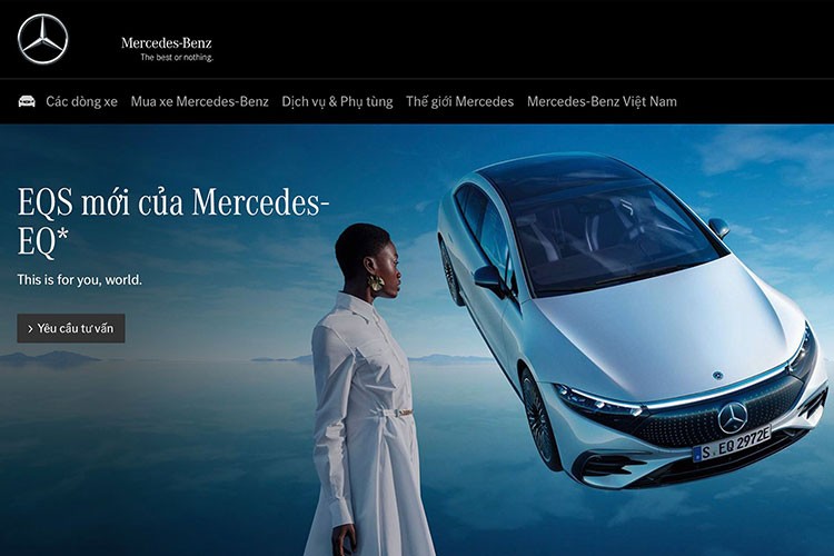 Mercedes-Benz Viet Nam sap ra mat xe sang dien EQS 2022 moi