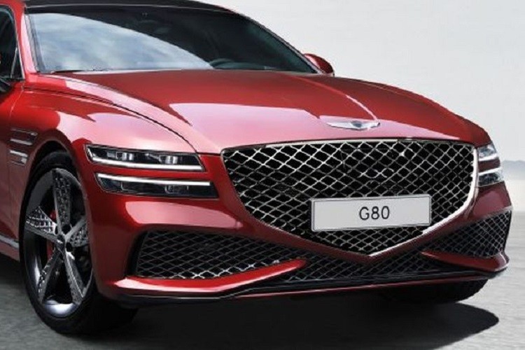 Genesis G80 Sport 2022 - xe sang the thao sap den tay 