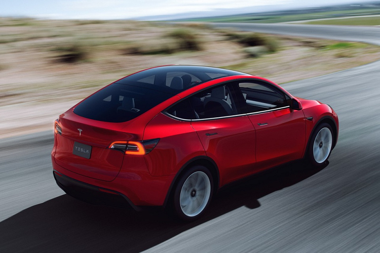 Tesla Model Y 2021 ban gia re ra mat tai Trung Quoc-Hinh-2