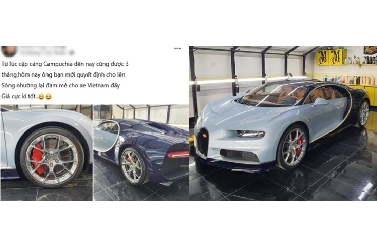 Bugatti Chiron o Campuchia chao hang dai gia Viet, toi 58 ty dong