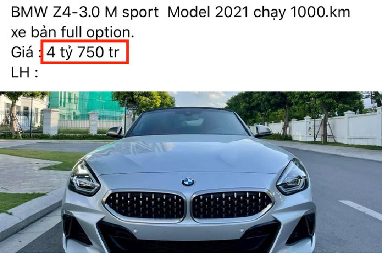 BMW Z4 M40i 2021 “doc nhat” Viet Nam rao ban 4,75 ty mua COVID-19-Hinh-2