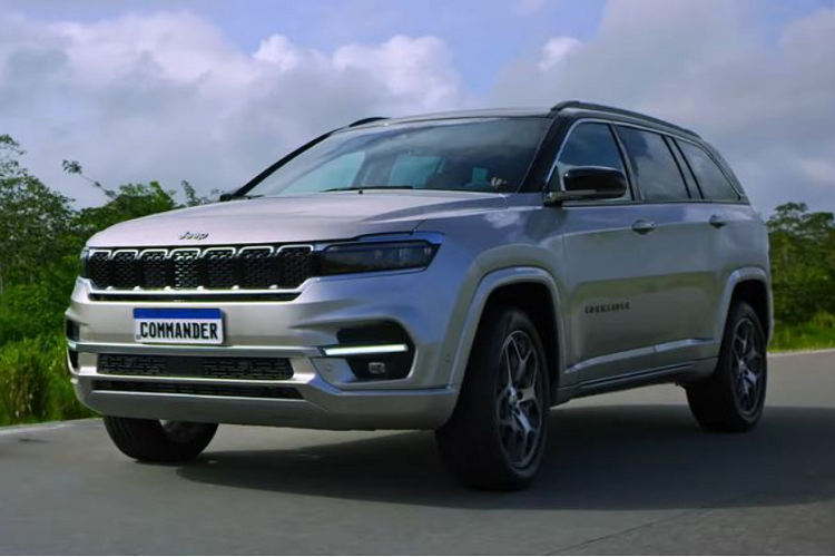 Jeep Commander 2022 lo dien, phan khuc SUV 7 cho them 