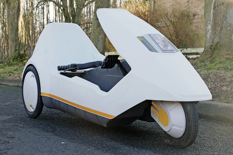 Sinclair C5 - xe dien 3 banh di truoc thoi dai, that bai tham hai-Hinh-10