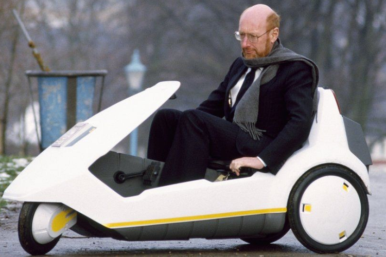 Sinclair C5 - xe dien 3 banh di truoc thoi dai, that bai tham hai