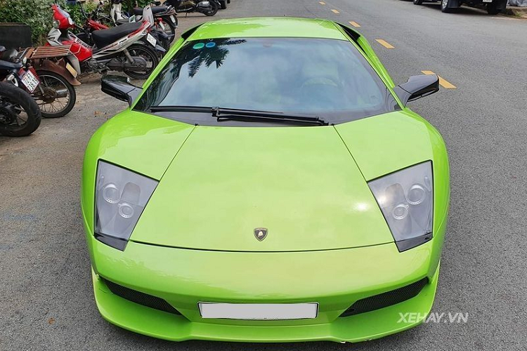 “Bo gia” Lamborghini Murcielago xanh com kich doc dao pho Sai Gon-Hinh-3