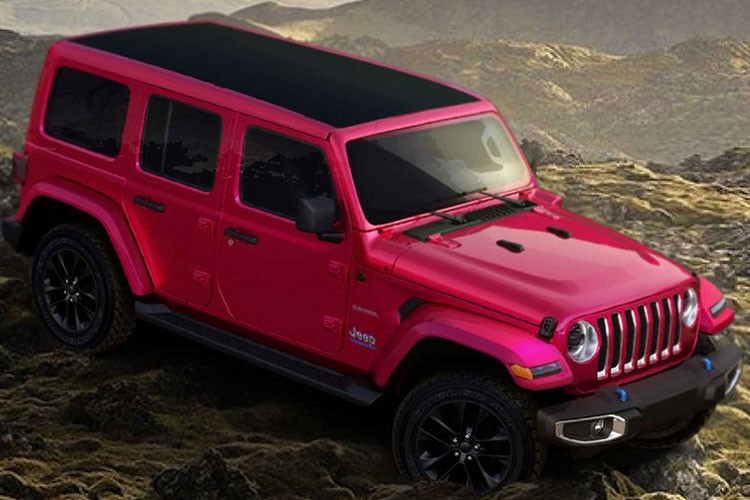 Jeep Wrangler mau huong “ban chay nhu tom tuoi