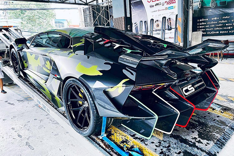 Lamborghini Aventador hon 20 ty tai Viet Nam do Duke Dynamics 