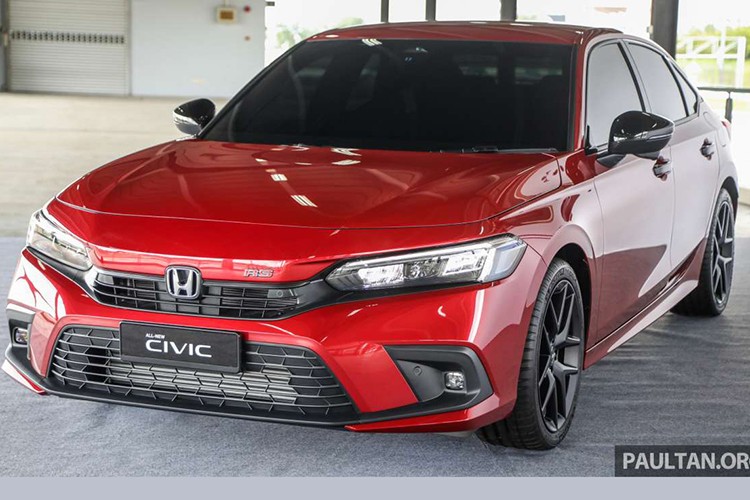 Honda Civic 2022 mo ban tai Malaysia, manh me hon ban Thai Lan