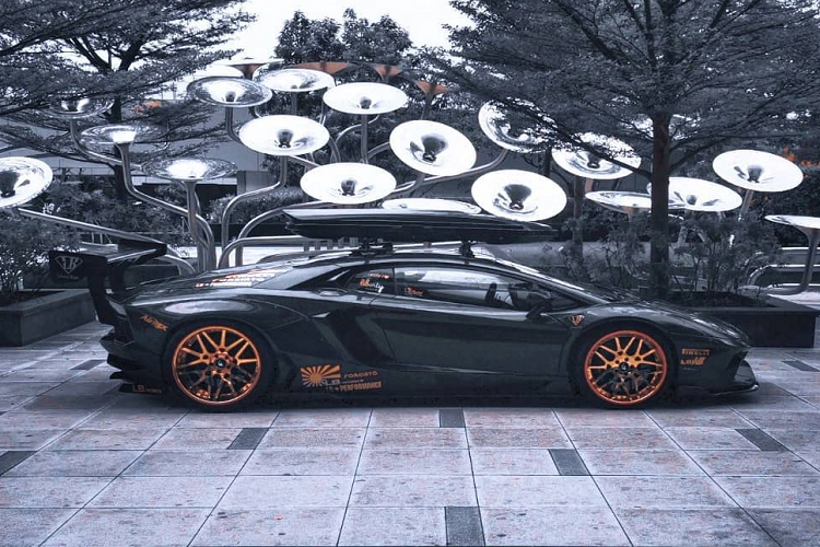 Sieu xe Lamborghini Aventador ban do doc dao gan ca cop tren noc-Hinh-4