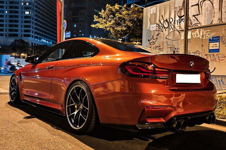 BMW M4 Coupe mau cam “doc nhat” Viet Nam xuong pho Tet Nham Dan-Hinh-4