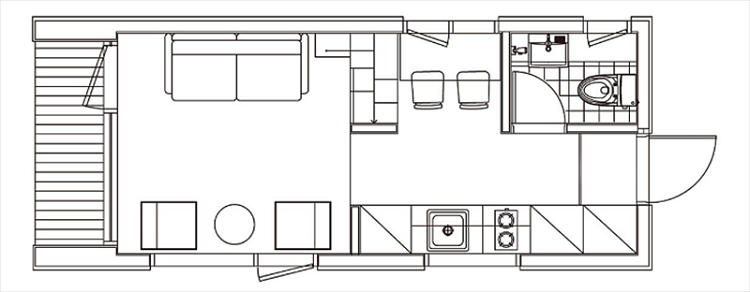 Can canh ngoi nha be hat tieu chi 19m² ma tien nghi den bat ngo-Hinh-5