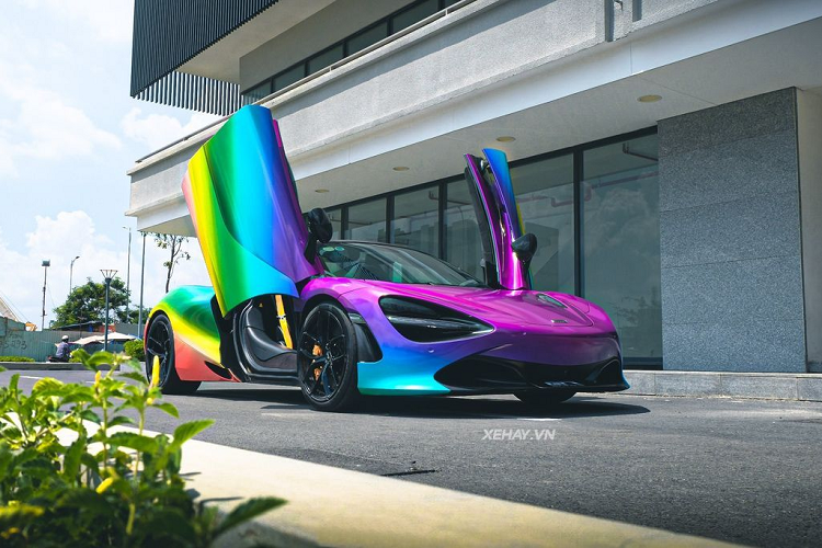 Ngam McLaren 720S Spider “bay sac cau vong” doc nhat Viet Nam-Hinh-2