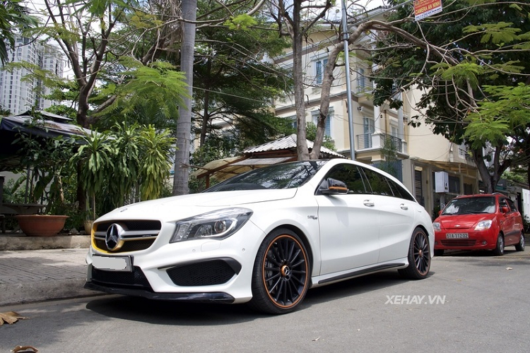 Chiem nguong Mercedes CLA 45 AMG Shooting Brake doc nhat Viet Nam