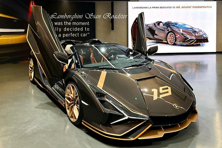 Lamborghini Sian ve tay dai gia Thai Lan, dan choi Viet 