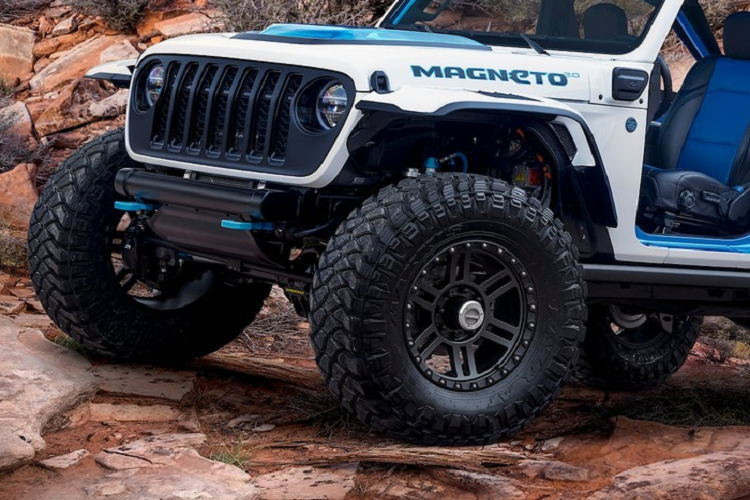 Jeep Wrangler Magneto 2.0 - concept dia hinh chay dien 