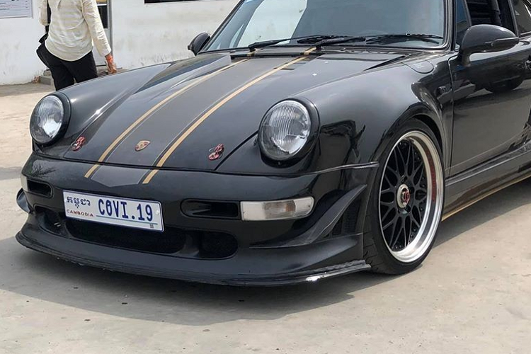 Porsche 930 Turbo do RUF khung da ve Viet Nam, bien so 