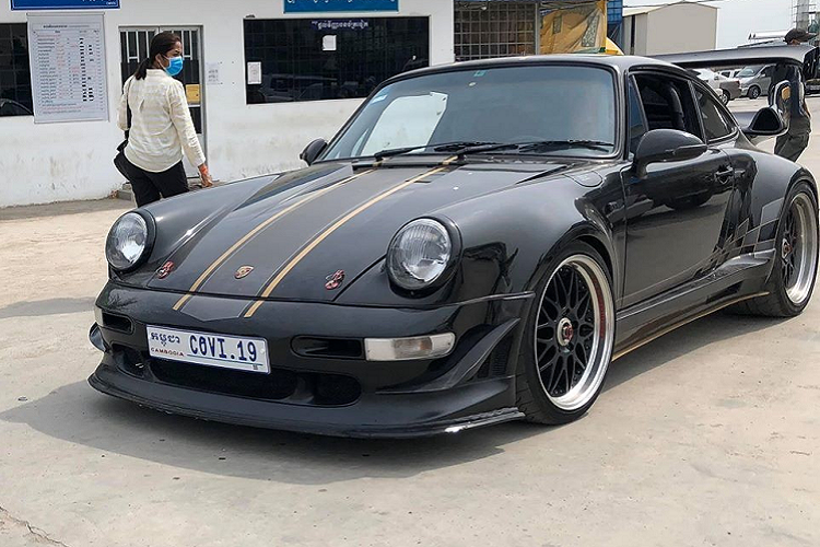 Porsche 930 Turbo do RUF khung da ve Viet Nam, bien so 