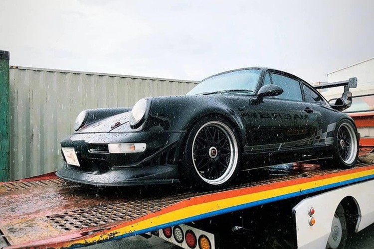 Porsche 930 Turbo do RUF khung da ve Viet Nam, bien so 