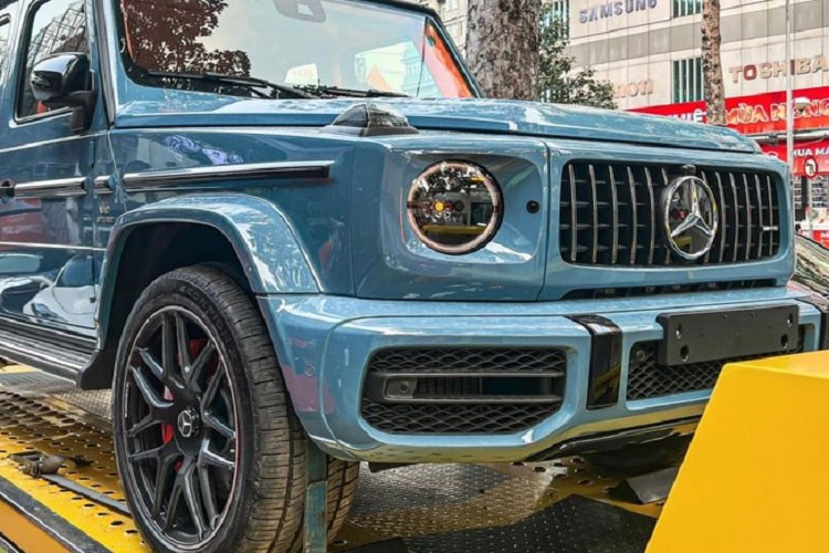 Mercedes-AMG G63 China Blue giong Cuong Do la nhung noi that 