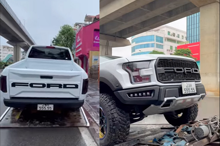 Dan choi Ha Noi do Ford Ranger bien 